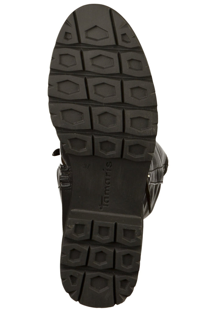Tamaris Stiefel Lederimitat Schwarz - surf4shoes