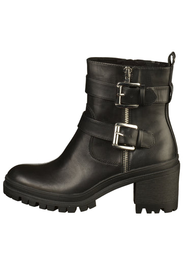 Tamaris Stiefelette Leder Schwarz - surf4shoes