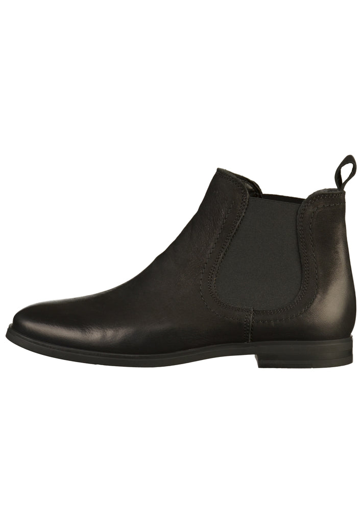 Tamaris Stiefelette Leder Schwarz - surf4shoes