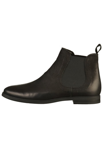 Tamaris Stiefelette Leder Schwarz - surf4shoes