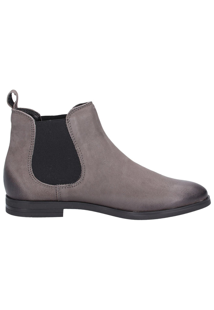 Tamaris Stiefelette Leder Grau - surf4shoes
