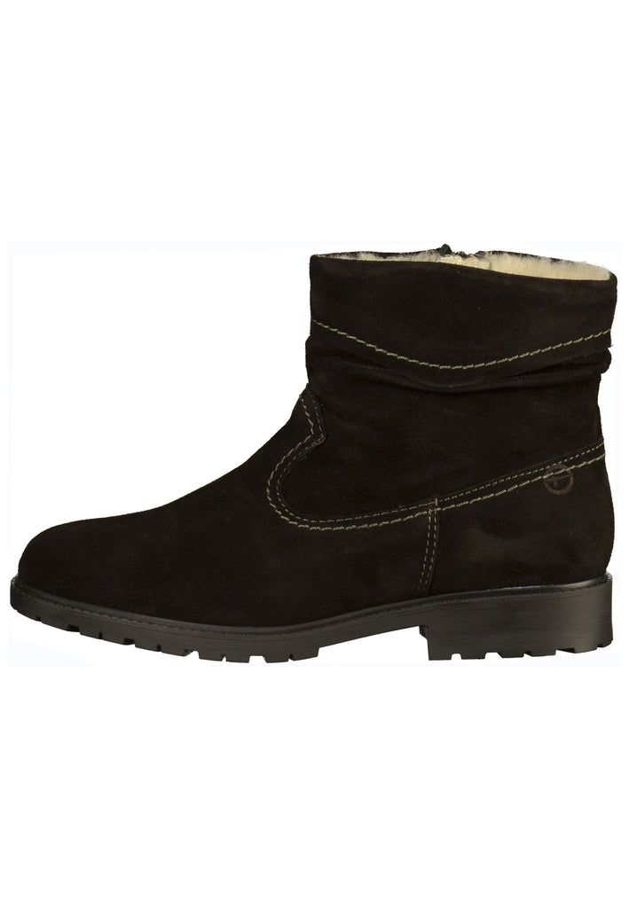 Tamaris Stiefelette Leder Schwarz - surf4shoes