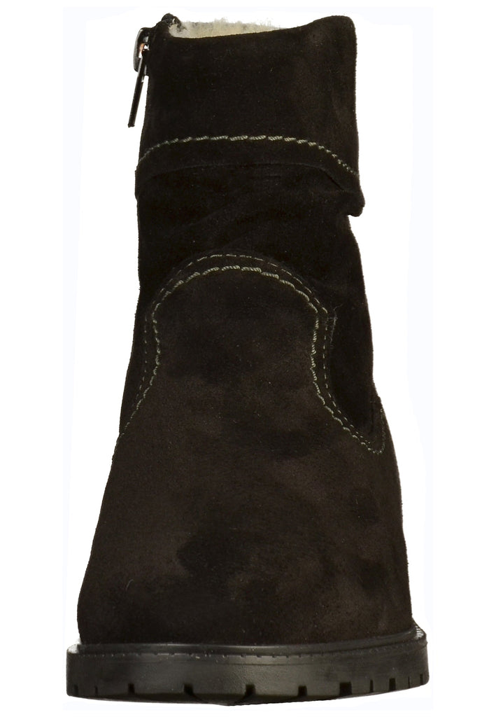 Tamaris Stiefelette Leder Schwarz - surf4shoes