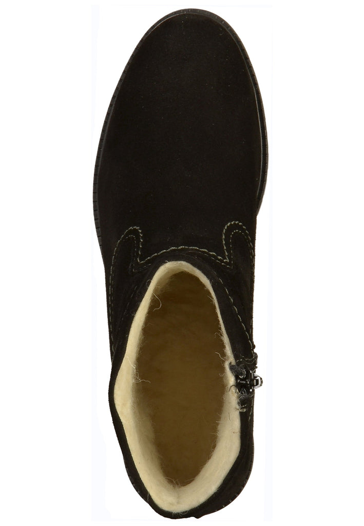 Tamaris Stiefelette Leder Schwarz - surf4shoes