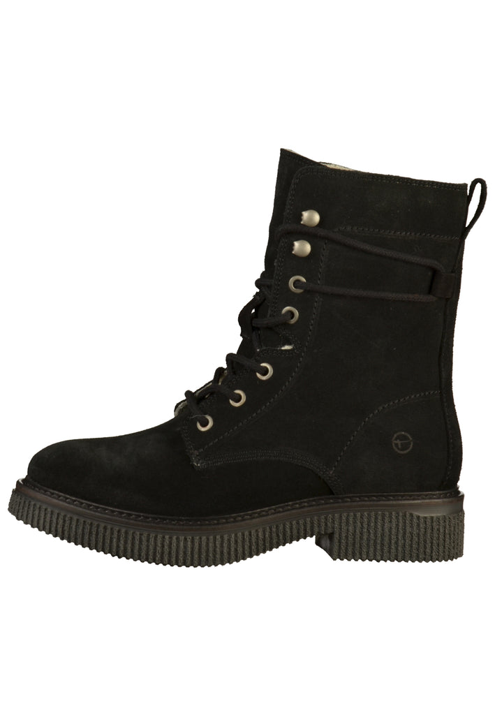 Tamaris Stiefelette Leder Schwarz - surf4shoes