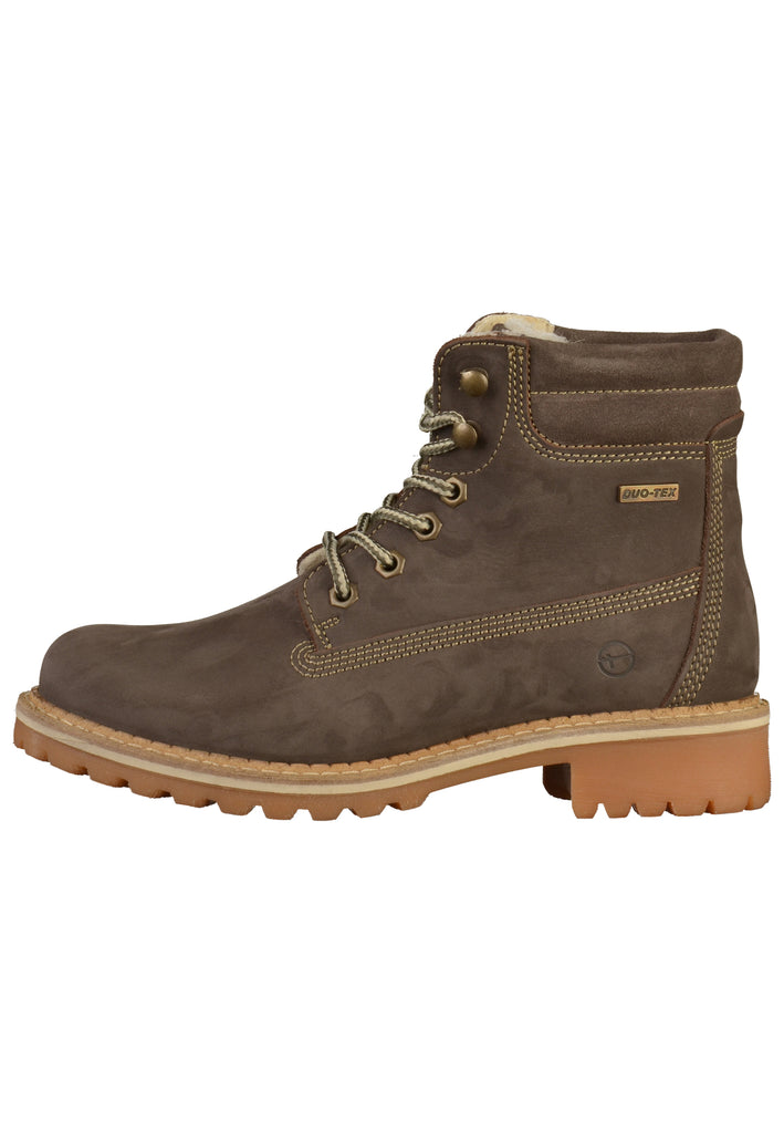 Tamaris Stiefelette Nubukleder Grau - surf4shoes
