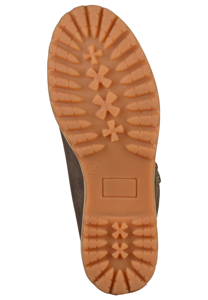 Tamaris Stiefelette Nubukleder Grau - surf4shoes