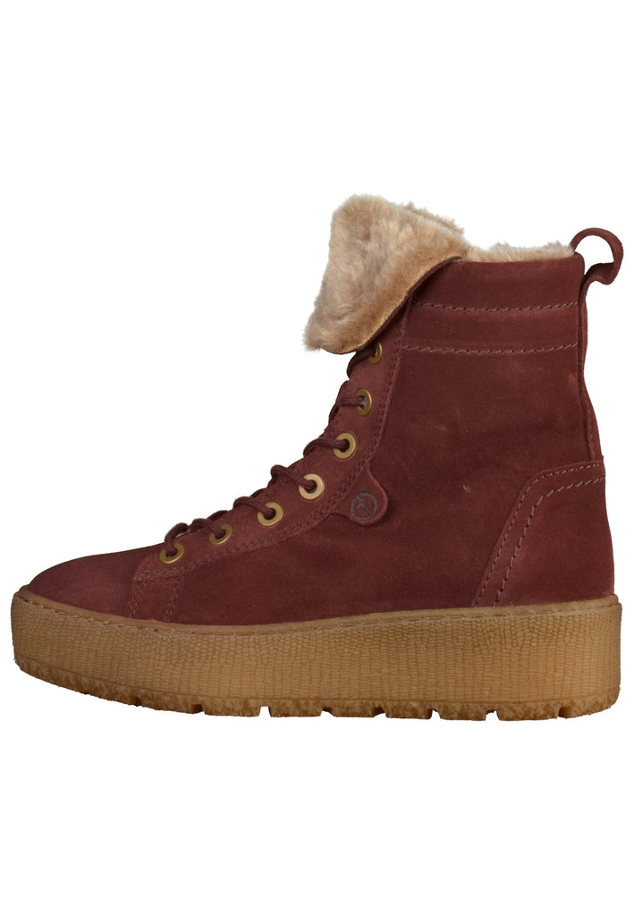 Tamaris Stiefelette Leder Bordeaux - surf4shoes