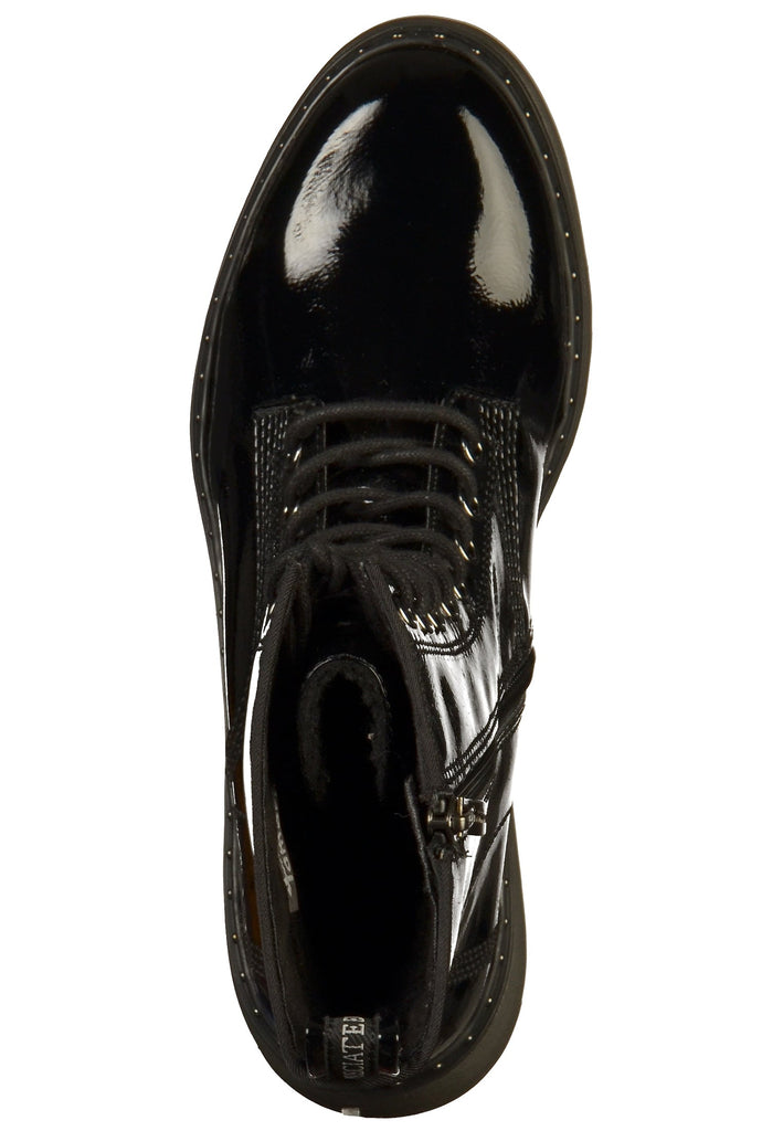 Tamaris Stiefelette Lederimitat Schwarz - surf4shoes