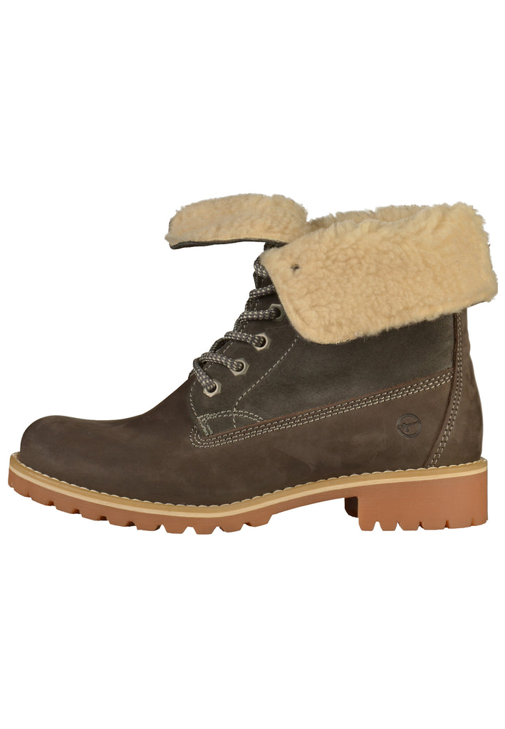 Tamaris Stiefelette Leder Grau - surf4shoes