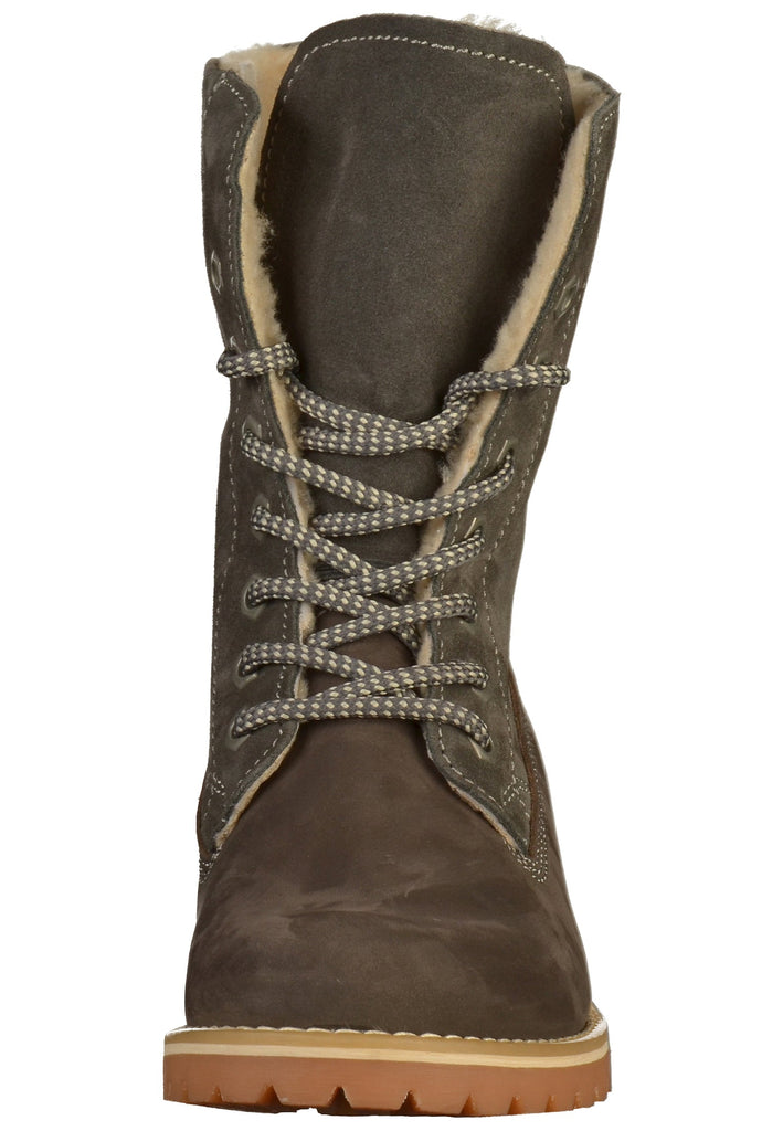Tamaris Stiefelette Leder Grau - surf4shoes
