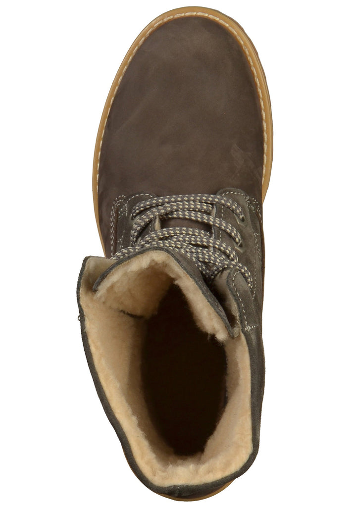 Tamaris Stiefelette Leder Grau - surf4shoes