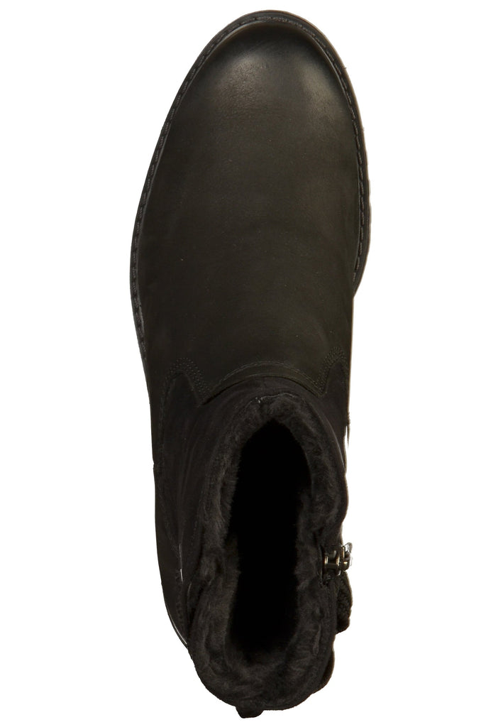 Tamaris Stiefelette Leder/Textil Schwarz - surf4shoes