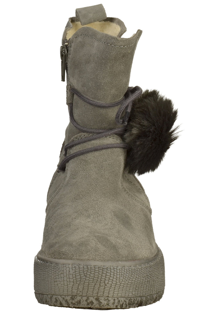 Tamaris Stiefelette Veloursleder Graphit - surf4shoes