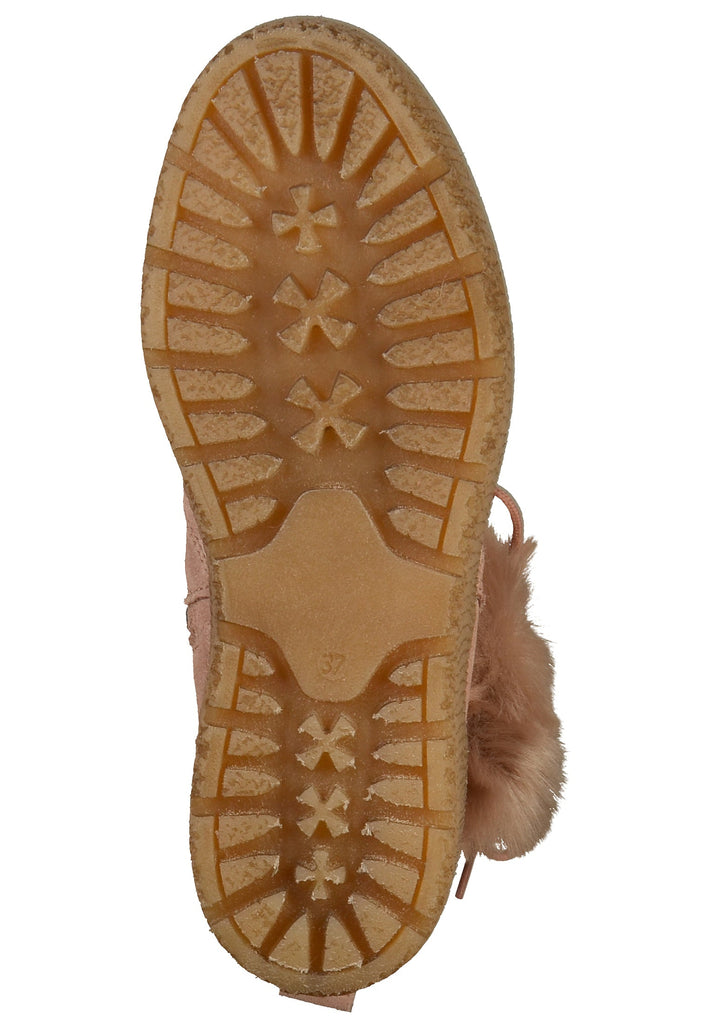 Tamaris Stiefelette Veloursleder Rosa - surf4shoes