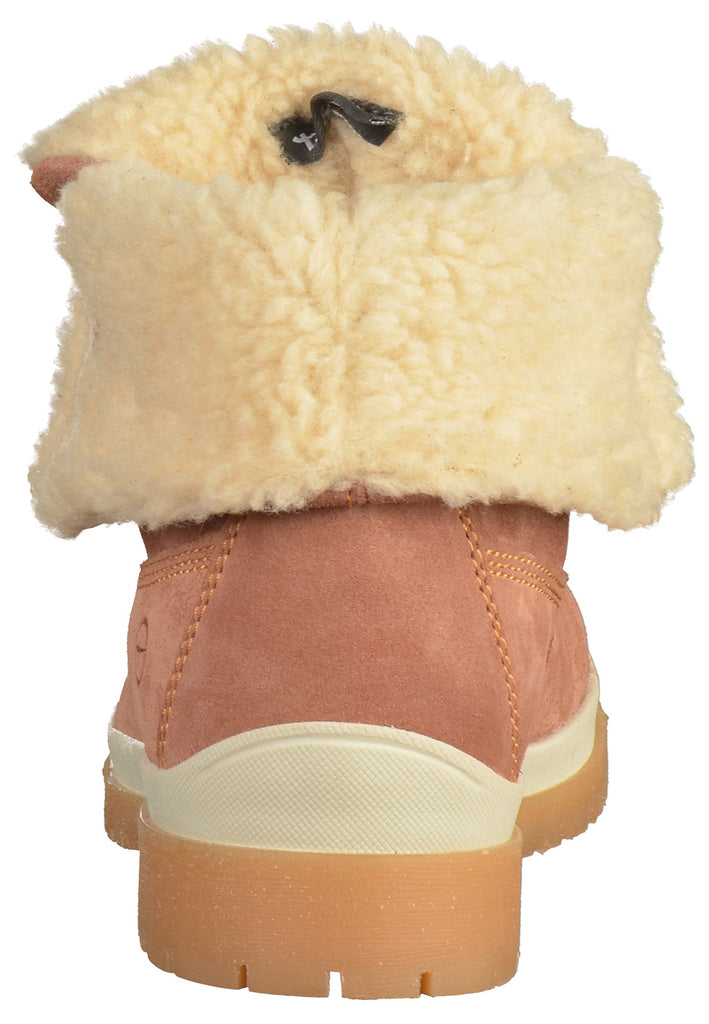 Tamaris Stiefelette Nubukleder Rosa - surf4shoes