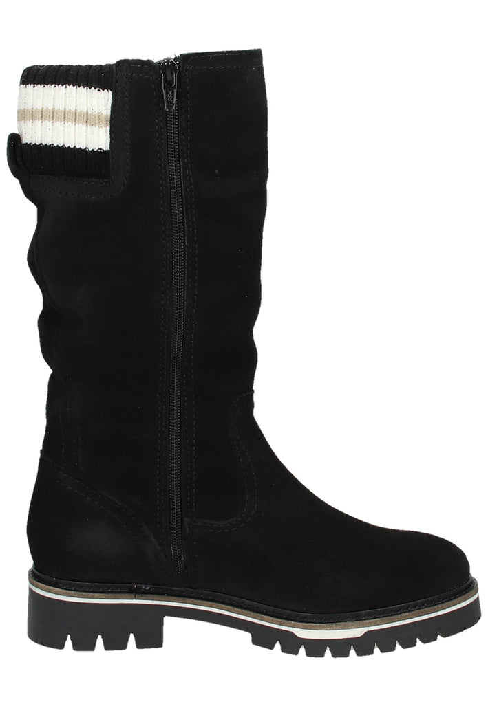 Tamaris Stiefel Leder Schwarz - surf4shoes