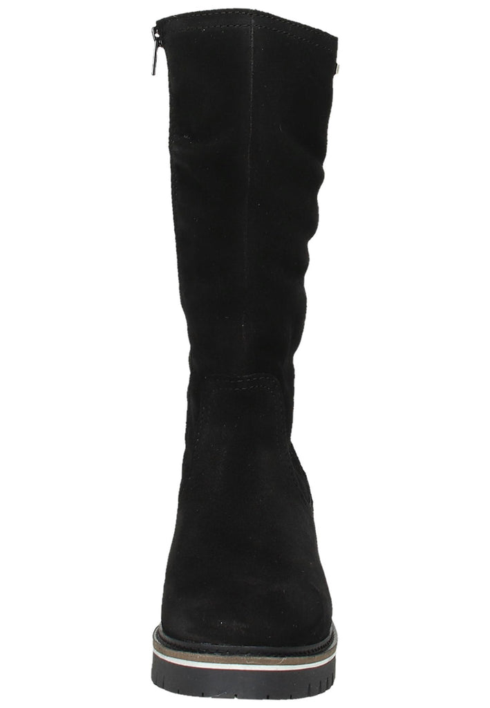 Tamaris Stiefel Leder Schwarz - surf4shoes