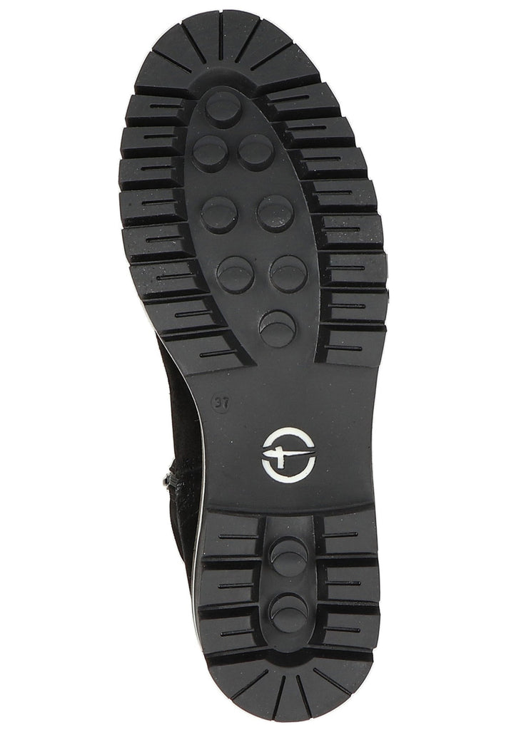 Tamaris Stiefel Leder Schwarz - surf4shoes