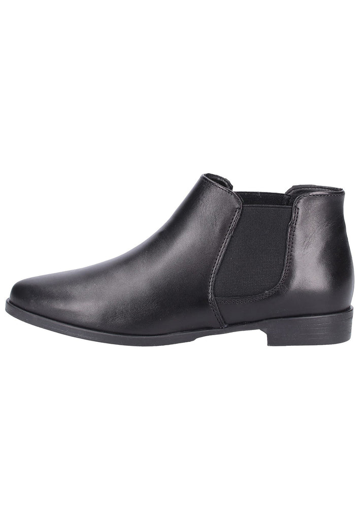 Tamaris Stiefelette Leder Schwarz - surf4shoes