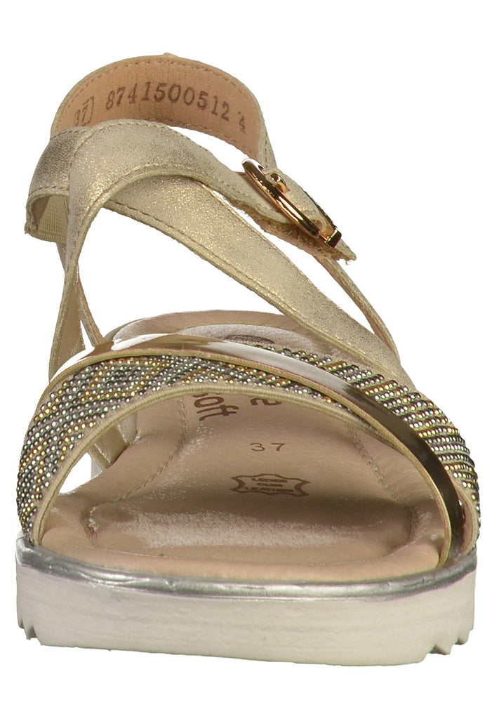 Remonte Sandalen Leder Gold - surf4shoes