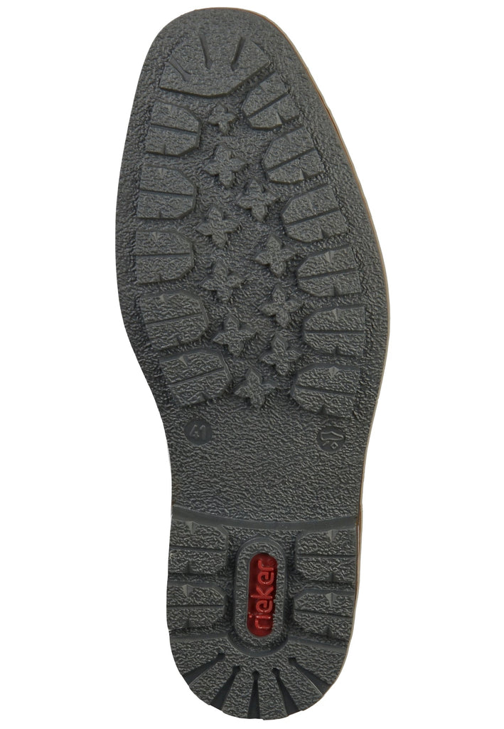 Rieker Businessschuhe Glattleder Schwarz - surf4shoes