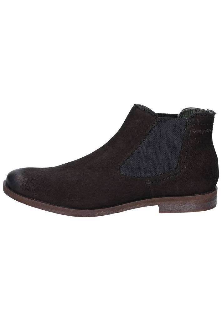 Bugatti Stiefelette Leder Schwarz - surf4shoes