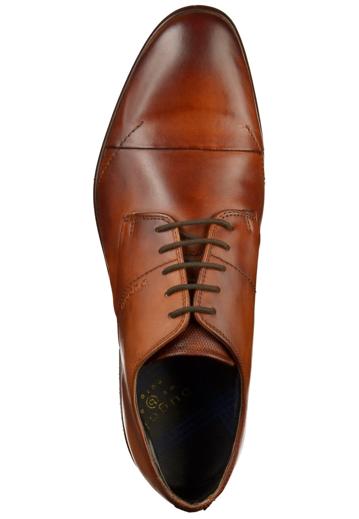 Bugatti Businessschuhe Glattleder Braun - surf4shoes