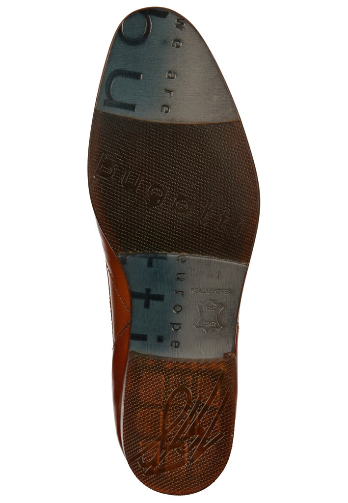 Bugatti Businessschuhe Glattleder Braun - surf4shoes