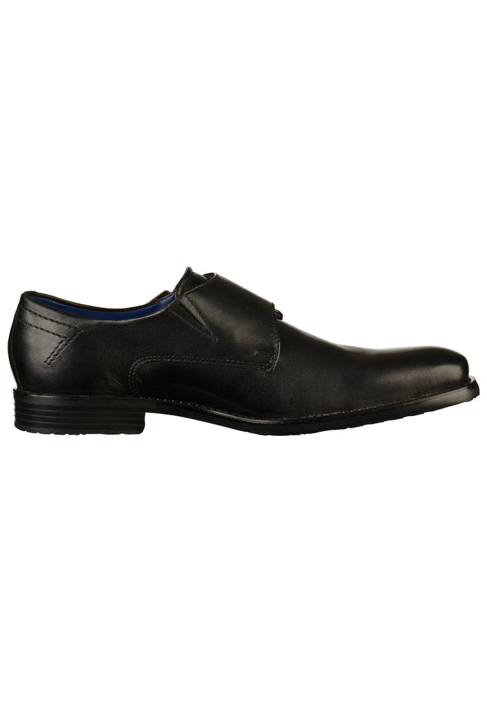 Bugatti Businessschuhe Glattleder Schwarz - surf4shoes