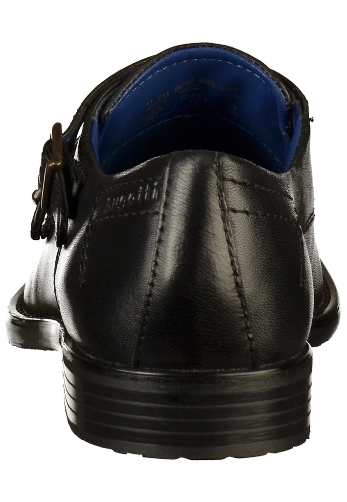 Bugatti Businessschuhe Glattleder Schwarz - surf4shoes