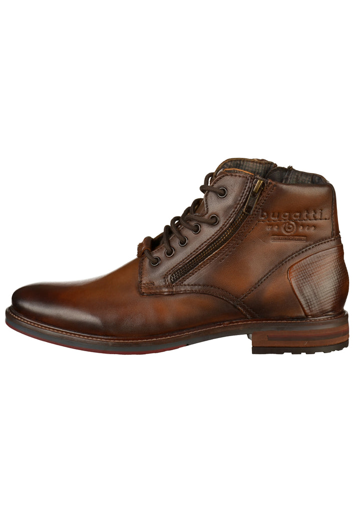 Bugatti Stiefelette Leder Braun - surf4shoes