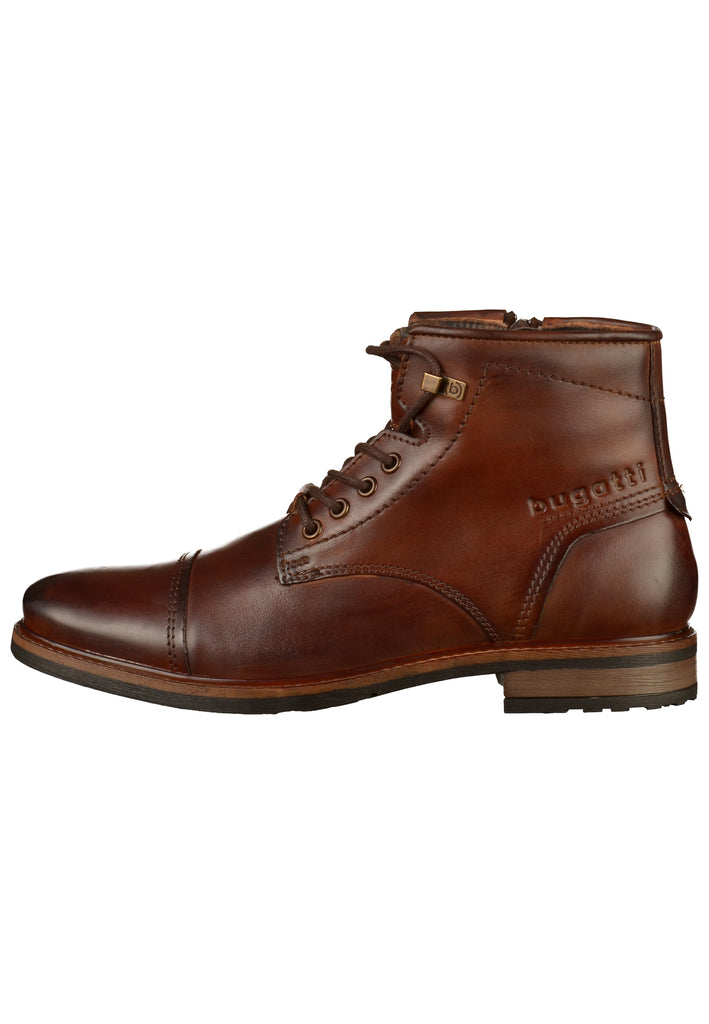 Bugatti Stiefelette Leder Braun - surf4shoes