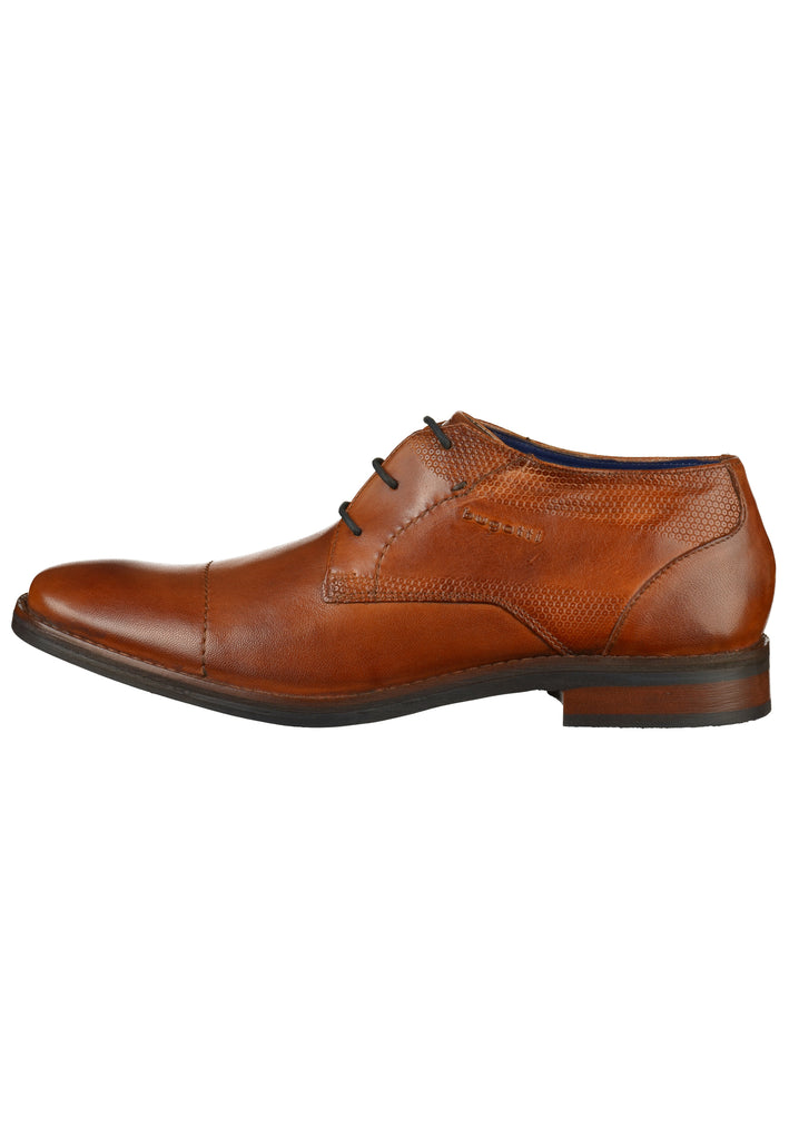BUGATTI Businessschuhe Leder Cognac - surf4shoes