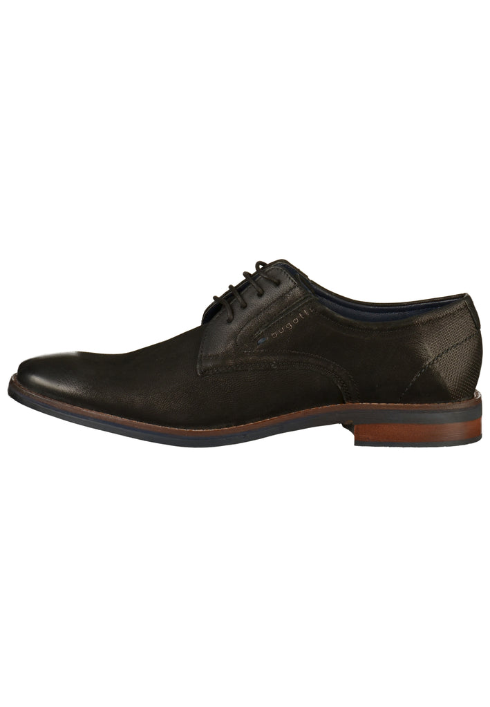 BUGATTI Businessschuhe Leder Schwarz - surf4shoes