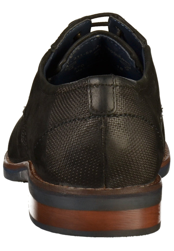 BUGATTI Businessschuhe Leder Schwarz - surf4shoes