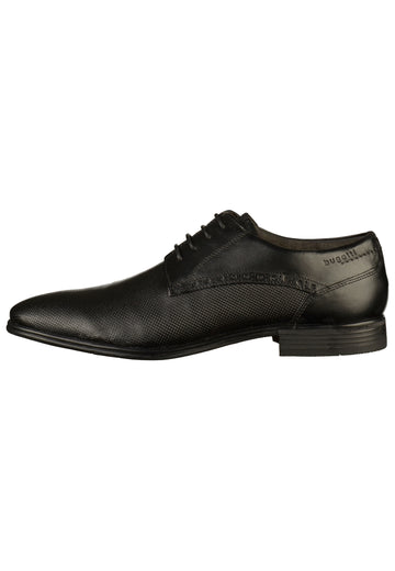 Bugatti Businessschuhe Glattleder Schwarz - surf4shoes