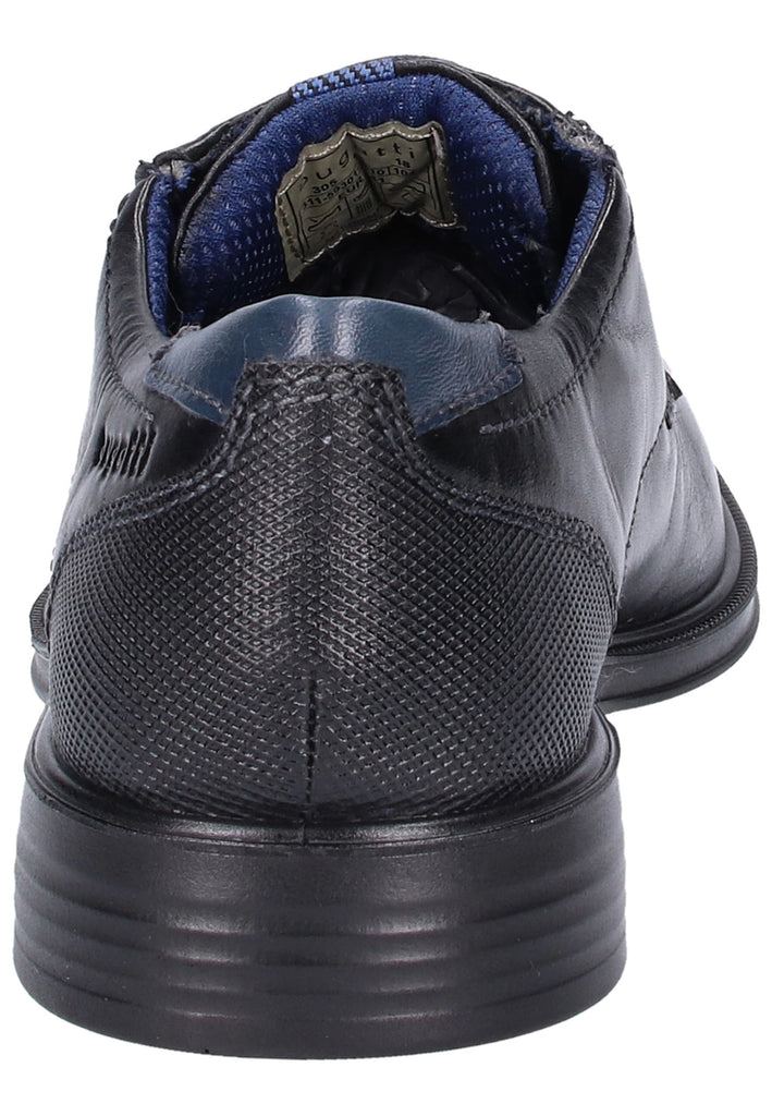 Bugatti Businessschuhe Leder Schwarz/Dunkelblau - surf4shoes
