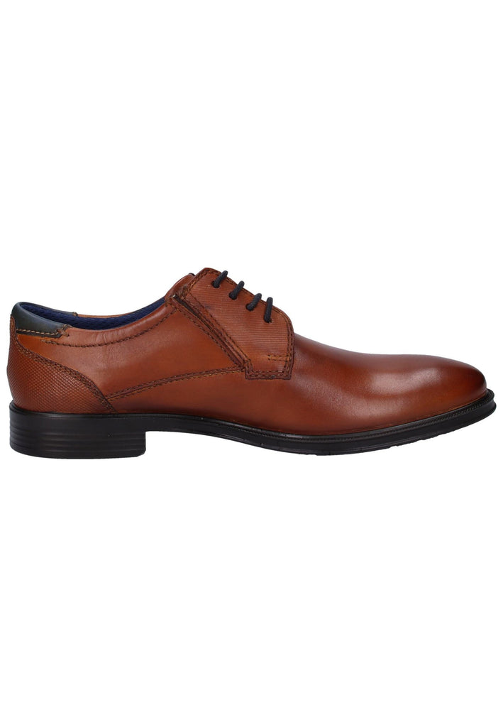 BUGATTI Businessschuhe Leder Cognac - surf4shoes