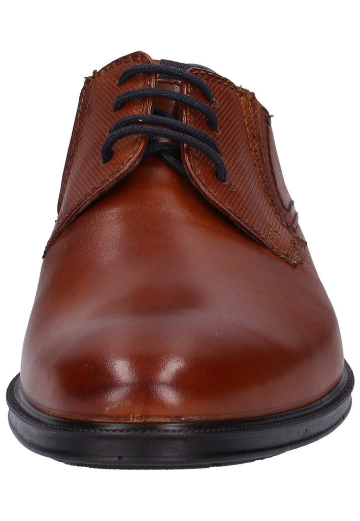 BUGATTI Businessschuhe Leder Cognac - surf4shoes