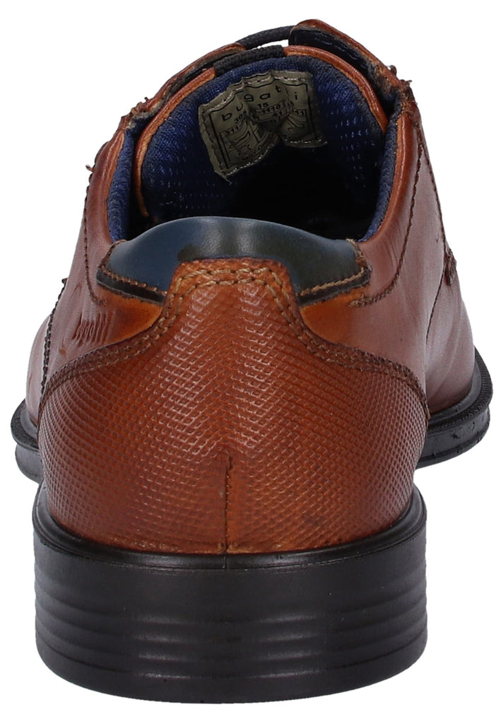 BUGATTI Businessschuhe Leder Cognac - surf4shoes