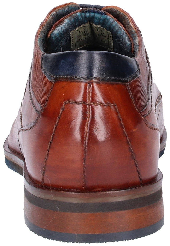 Bugatti Businessschuhe Glattleder Cognac - surf4shoes