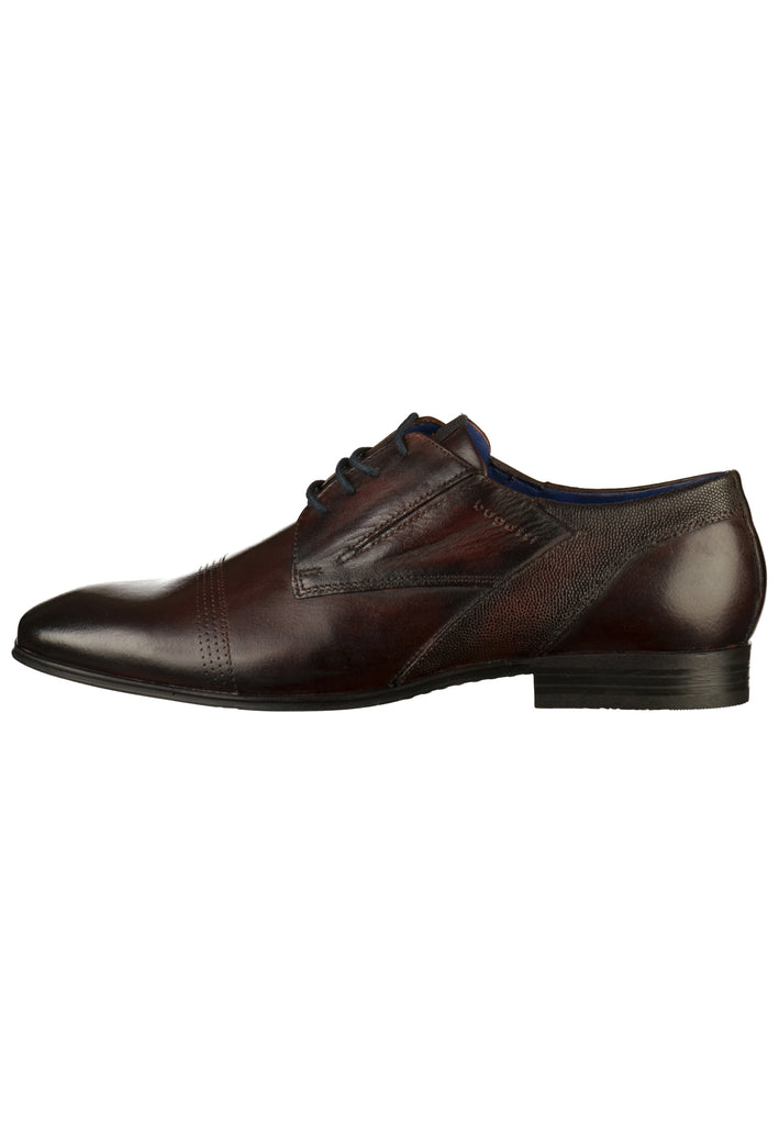 Bugatti Businessschuhe Leder Dunkelbraun - surf4shoes