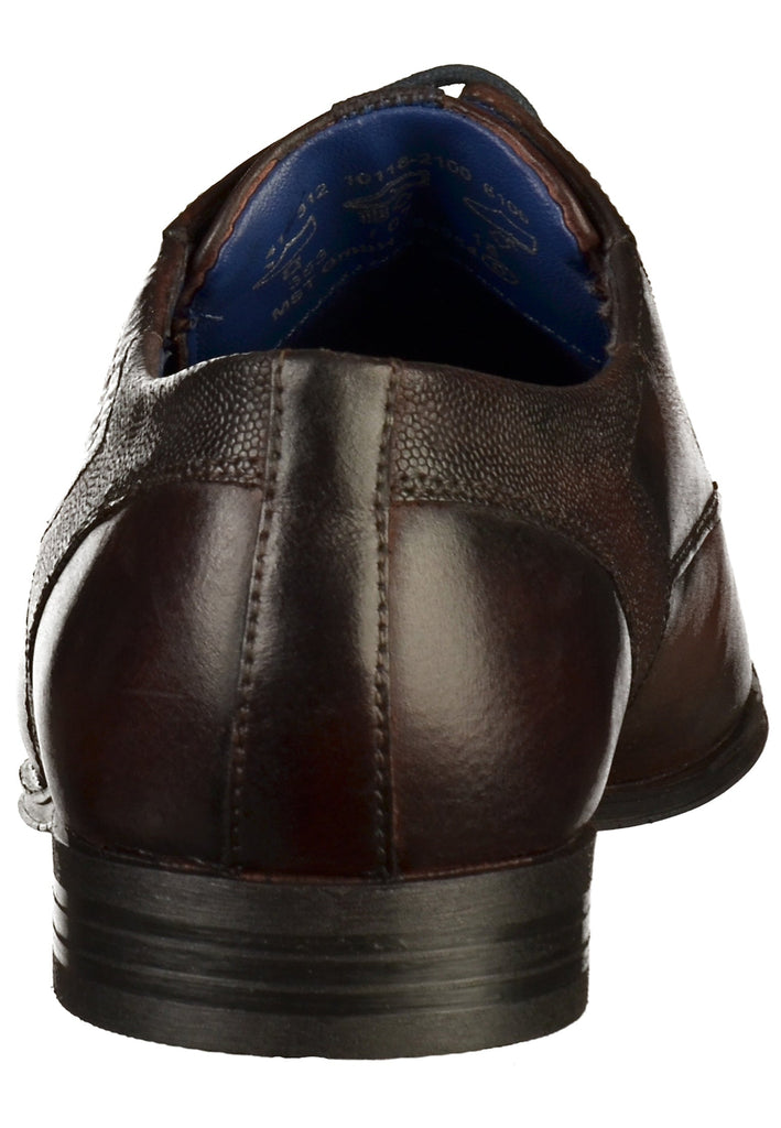 Bugatti Businessschuhe Leder Dunkelbraun - surf4shoes