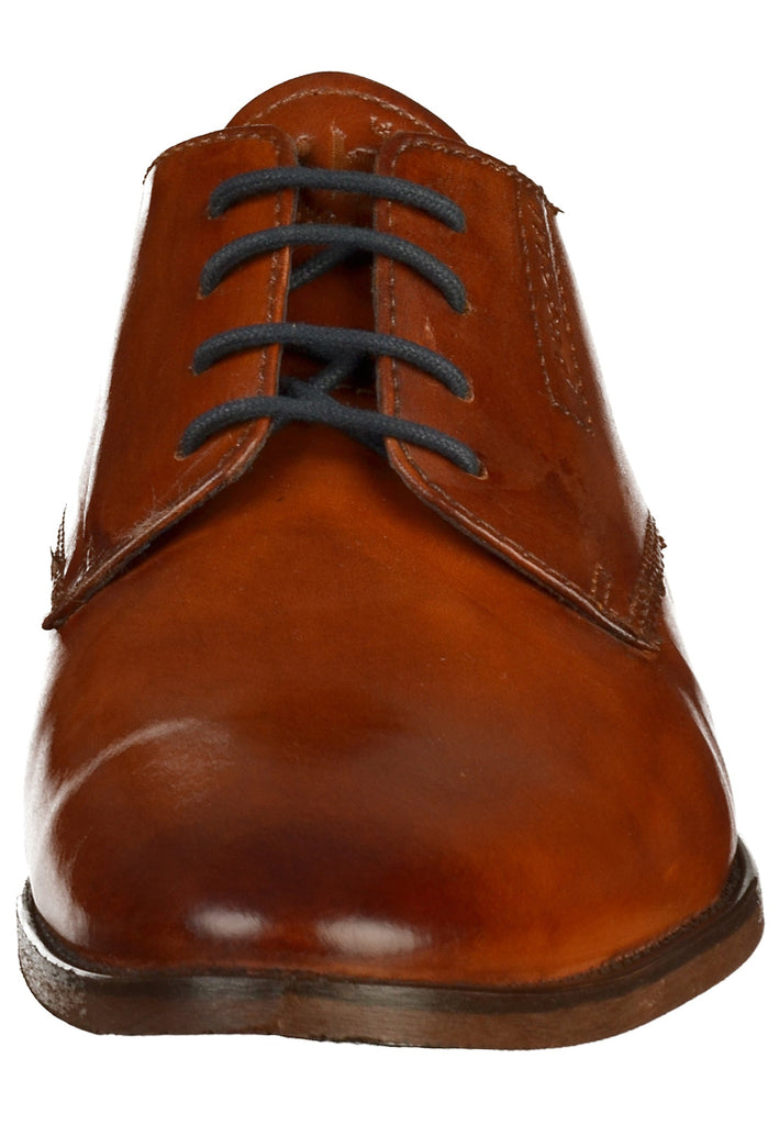 Bugatti Businessschuhe Glattleder Cognac - surf4shoes