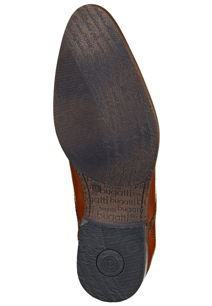 Bugatti Businessschuhe Glattleder Cognac - surf4shoes