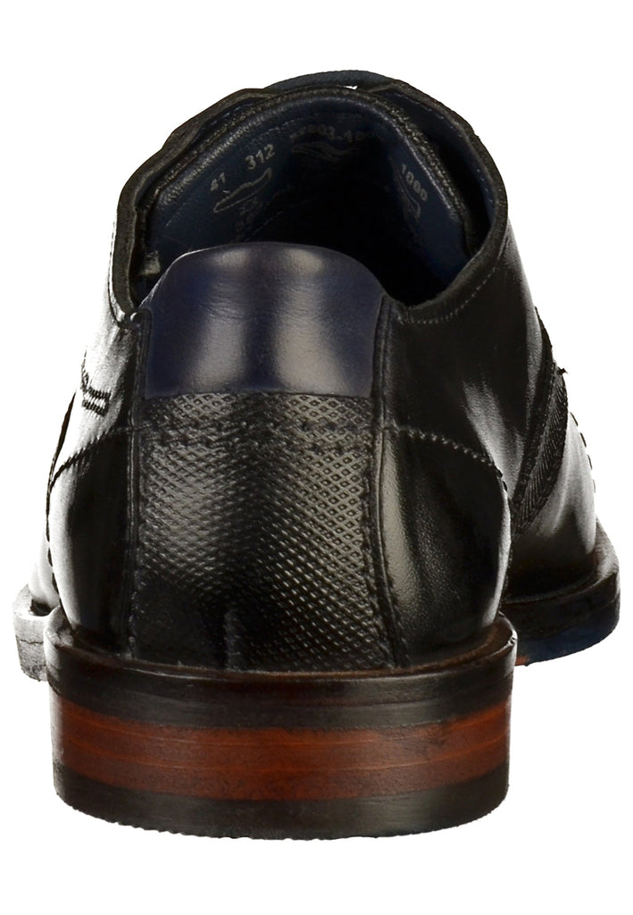 Bugatti Businessschuhe Leder Schwarz - surf4shoes