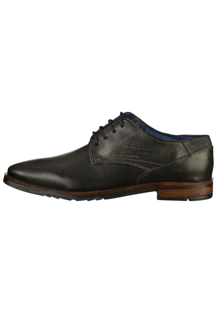 BUGATTI Businessschuhe Leder Schwarz - surf4shoes