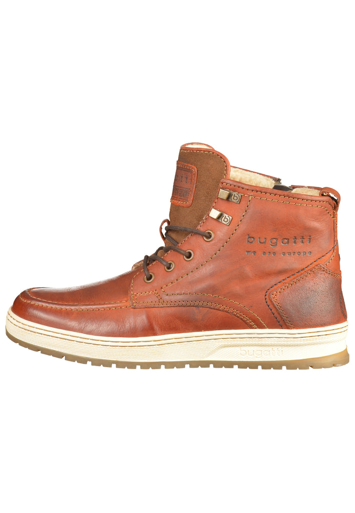 Bugatti Stiefelette Leder Braun - surf4shoes