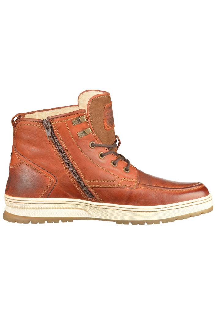 Bugatti Stiefelette Leder Braun - surf4shoes